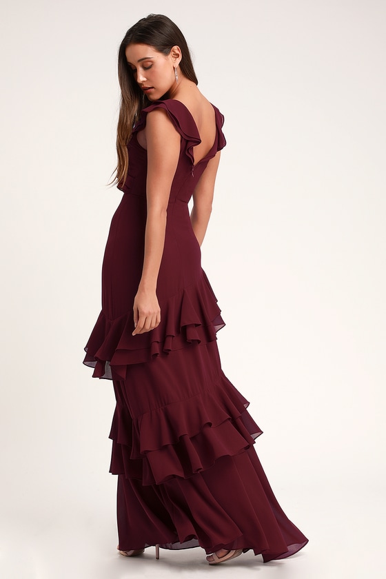 Stunning Maxi Dress - Ruffled Maxi ...
